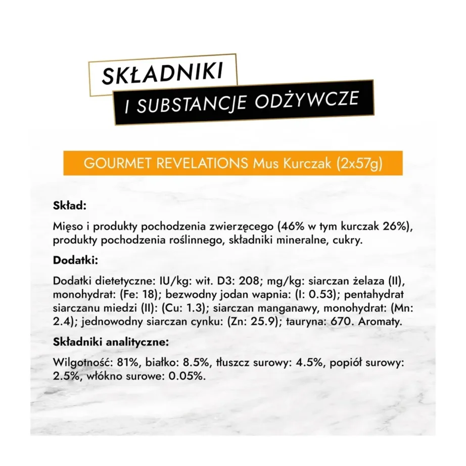 Purina Gourmet Revelations 2x57g kanamaitseline gluteenivaba täissööt täiskasvanud kassidele – 5