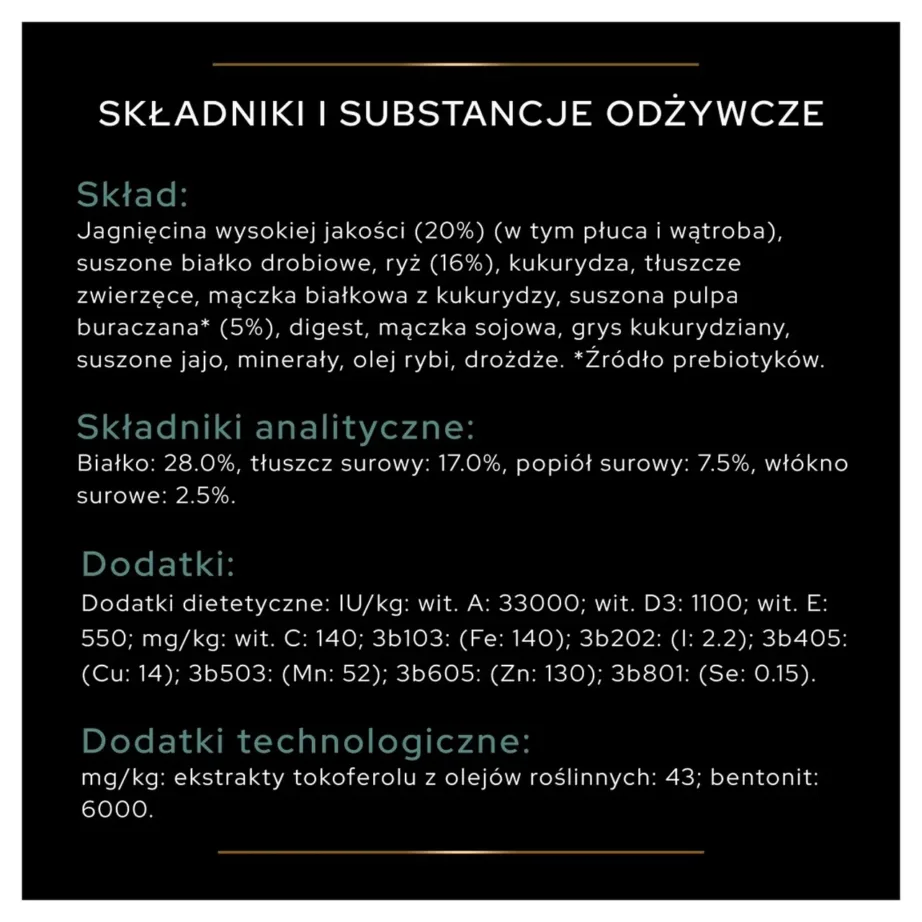 PURINA Pro Plan Sensitive Digestion Small & Mini Adult Lamb – dry dog food – 700 – 6