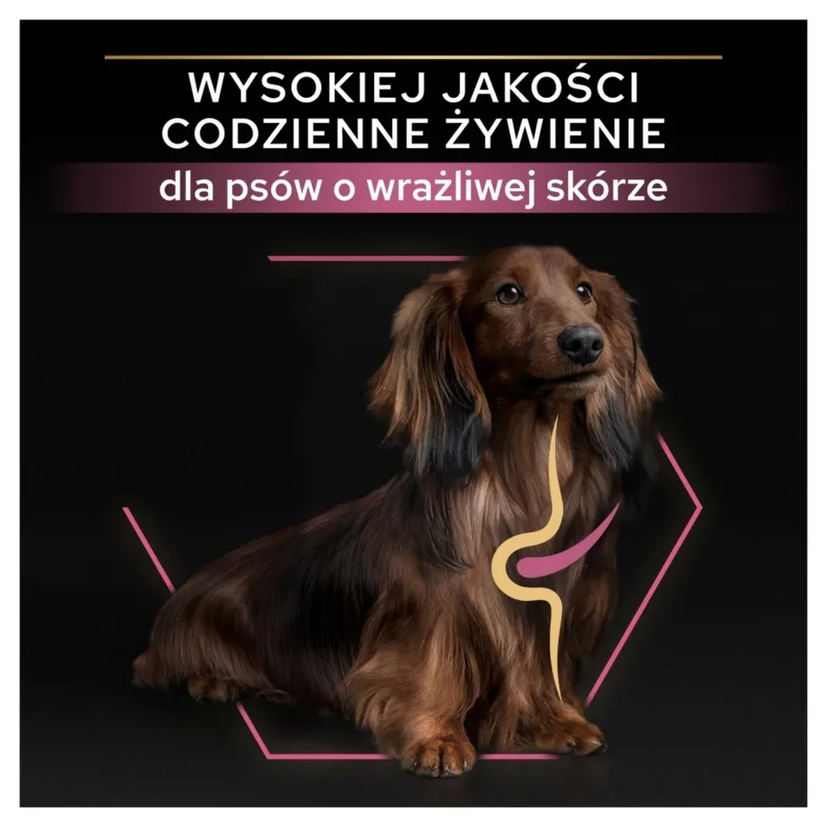 PURINA Pro Plan Sensitive Skin Small & Mini Adult Salmon – dry dog food – 700g – 6