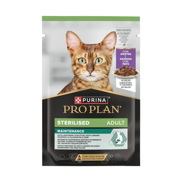 PURINA Pro Plan Sterilised Maintenance Duck in gravy - wet cat food - 85g