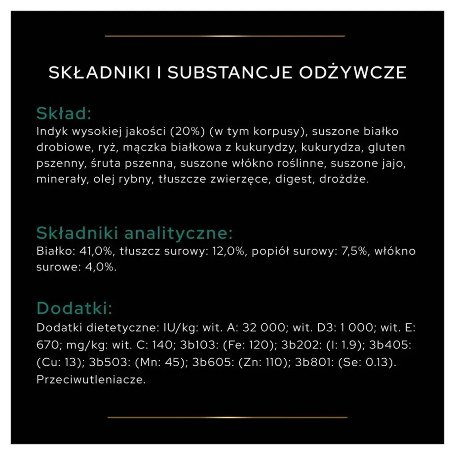 PURINA Pro Plan Sterilised Renal Turkey – dry cat food – 400g – 6