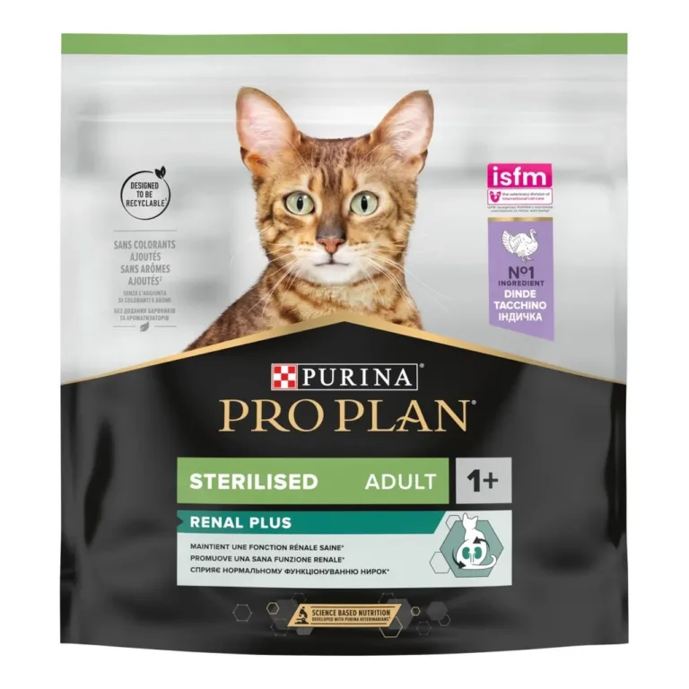 PURINA Pro Plan Sterilised Renal Turkey - dry cat food - 400g