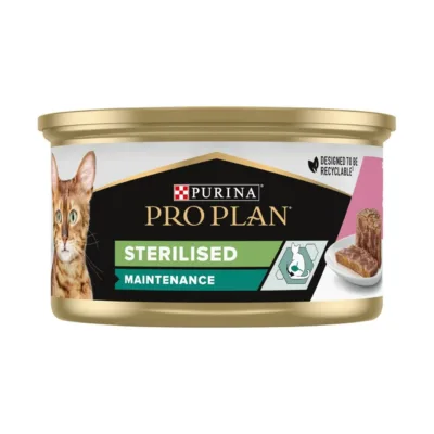 PURINA Pro Plan Sterilised Salmon with tuna - wet cat food - 85g
