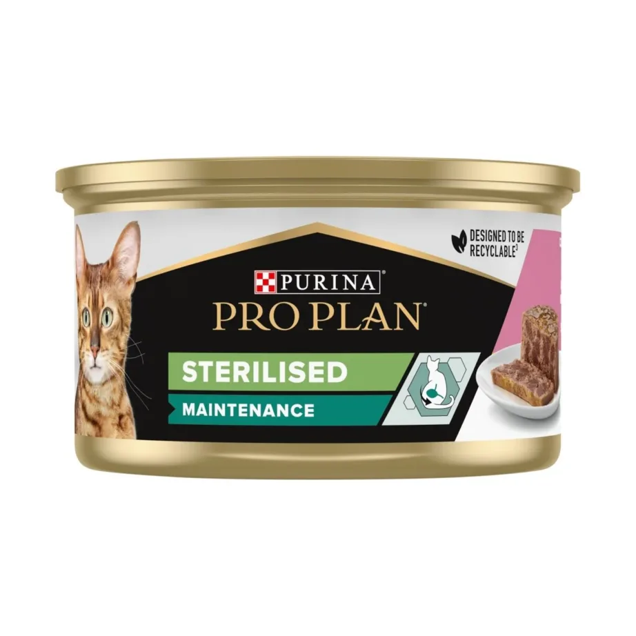 PURINA Pro Plan Sterilised Salmon with tuna - wet cat food - 85g