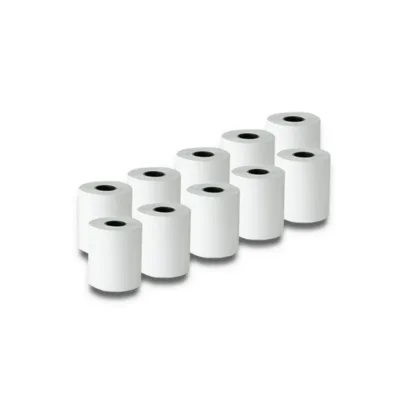 Qoltec 51895 57 mm x 30 m BPA-vaba valge termopaberirull, 10 tk pakis