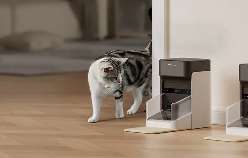 RFID kaelarihmaga kasside toidudosaator 3 l, rakendusega juhitav