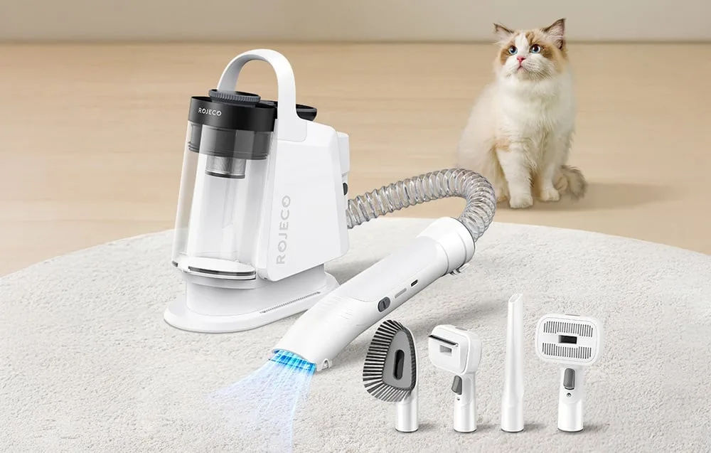 Rojeco lemmiklooma karvaimeja trimmeriga 4‑in‑1 komplekt