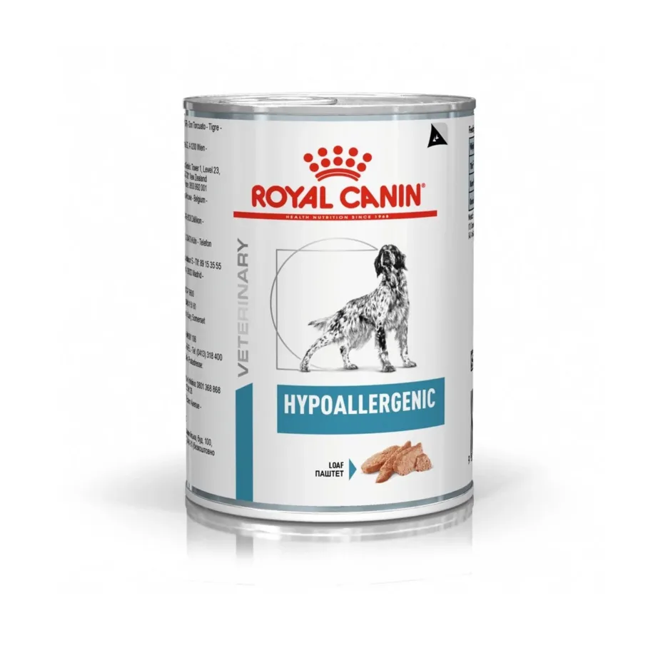 Royal Canin Hypoallergenic Veterinary 400 g märgtoit toiduallergiaga täiskasvanud koertele, linnulihaga