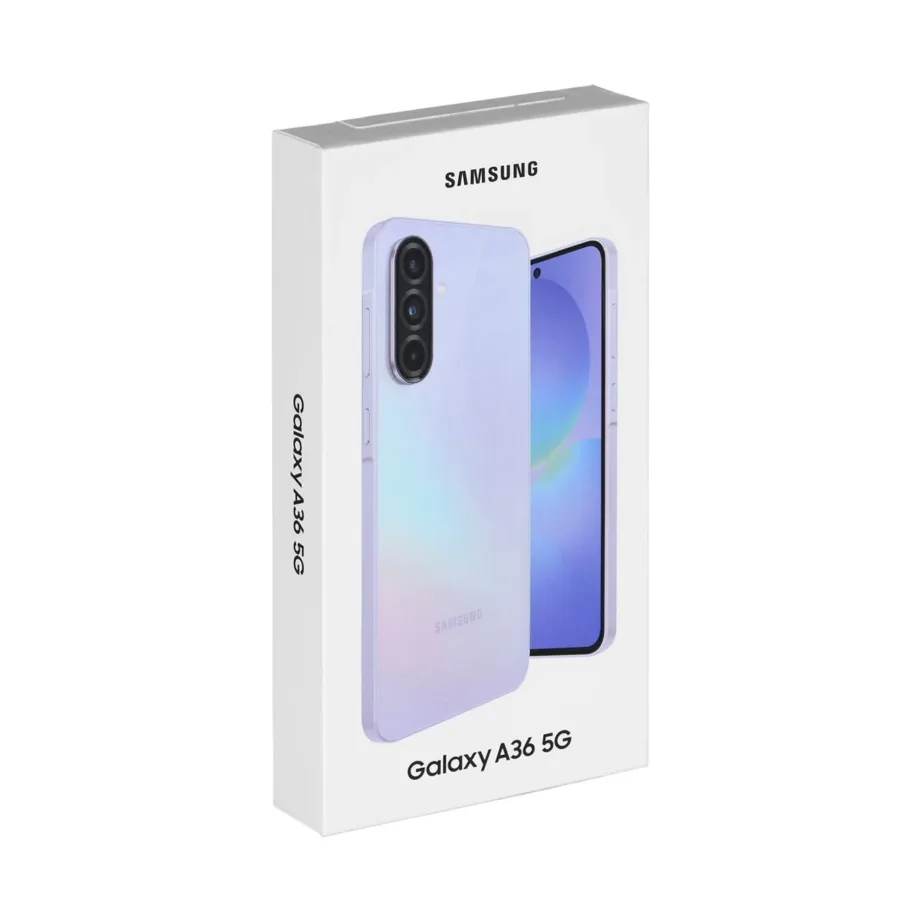 Samsung Galaxy A36 SM-A366BLVBEUE 6,7″ 5G Dual SIM 6 GB / 128 GB Super AMOLED nutitelefon, IP67, Qualcomm Snapdragon, 5000 mAh aku, Awesome Lavender – 6