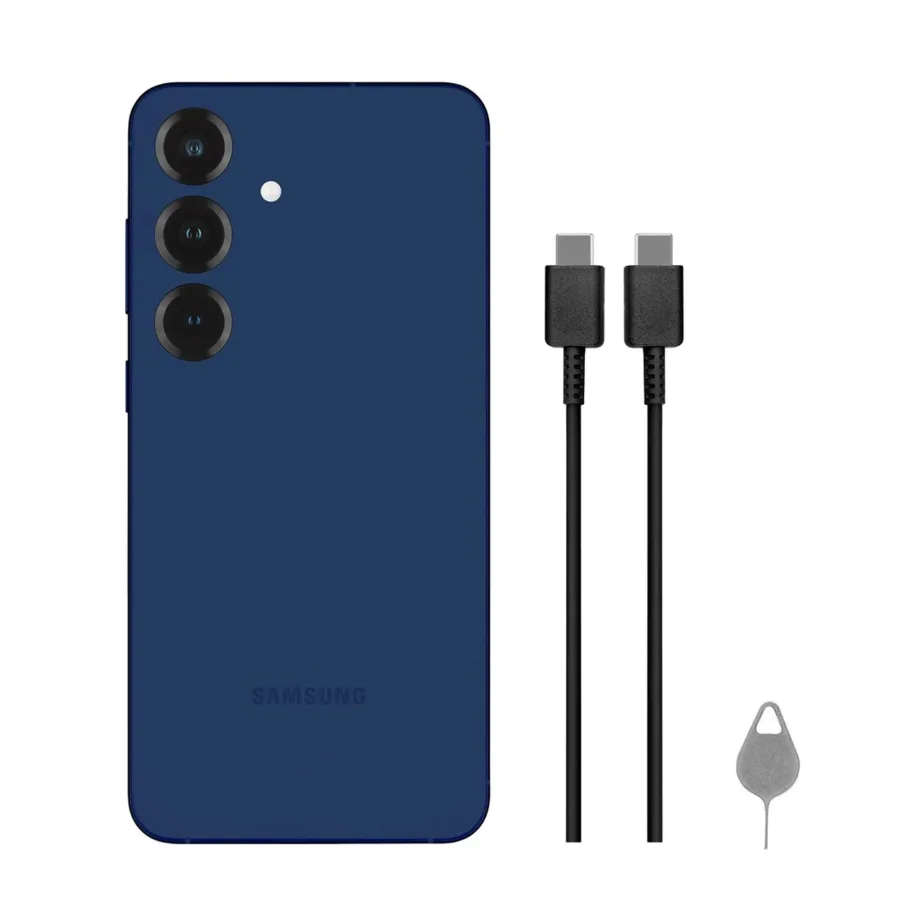 Samsung Galaxy S25 SM-S931BDBDEUE 6.2″ 5G Dual SIM 12GB/128GB tumesinine IP68 nutitelefon Android 15, Snapdragon 8 Elite, 50 MP kolmik-kaamera, 4000 mAh – 6
