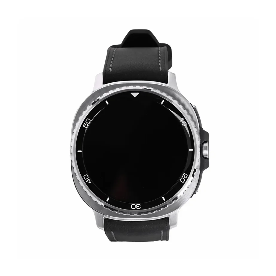 Samsung Galaxy Watch 8 Classic SM-L505FZKAEUE 46 mm hõbedane 4G nutikell AMOLED ekraaniga, 64 GB, 30 h aku, GPS, must rihm – 3