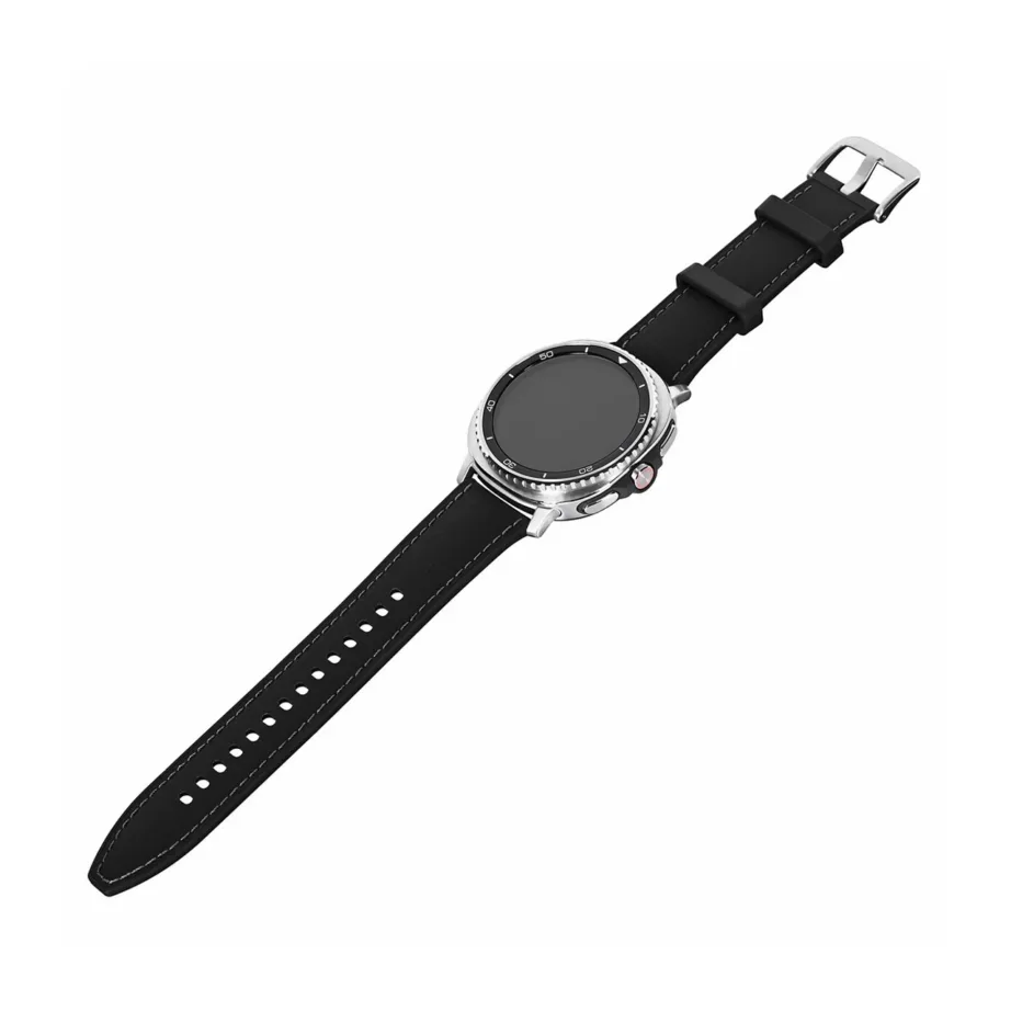 Samsung Galaxy Watch 8 Classic SM-L505FZKAEUE 46 mm hõbedane 4G nutikell AMOLED ekraaniga, 64 GB, 30 h aku, GPS, must rihm – 5