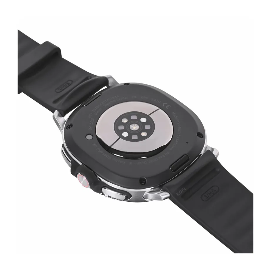 Samsung Galaxy Watch 8 Classic SM-L505FZKAEUE 46 mm hõbedane 4G nutikell AMOLED ekraaniga, 64 GB, 30 h aku, GPS, must rihm – 6