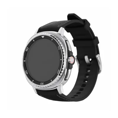 Samsung Galaxy Watch 8 Classic SM-L505FZKAEUE 46 mm hõbedane 4G nutikell AMOLED ekraaniga, 64 GB, 30 h aku, GPS, must rihm