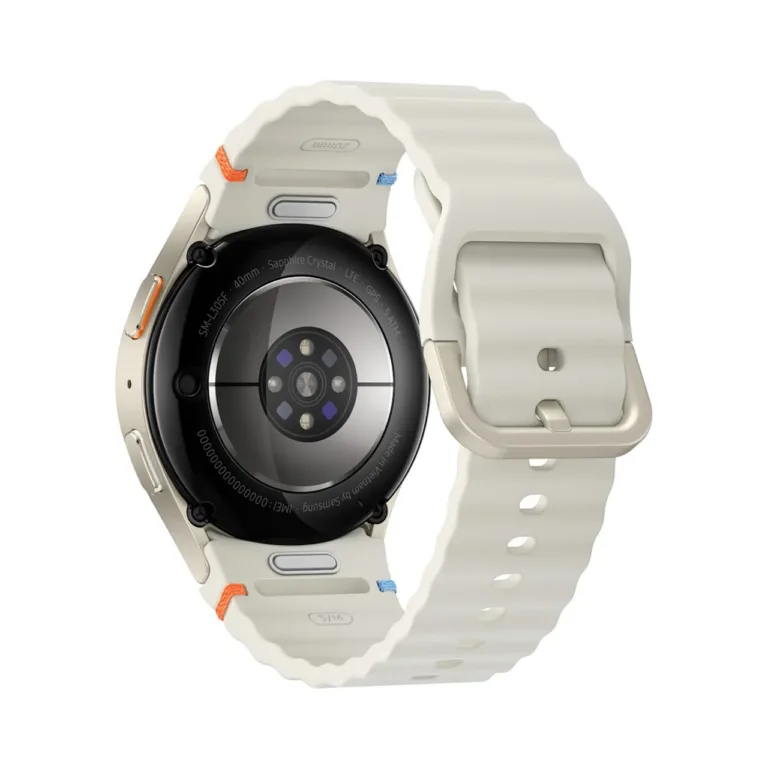 Samsung Galaxy Watch7 SM-L305FZEAEUE 40 mm LTE kreemjas alumiiniumist nutikell, AMOLED-ekraan, 4G, GPS, IP68, 5ATM, S/M rihm, Wear OS