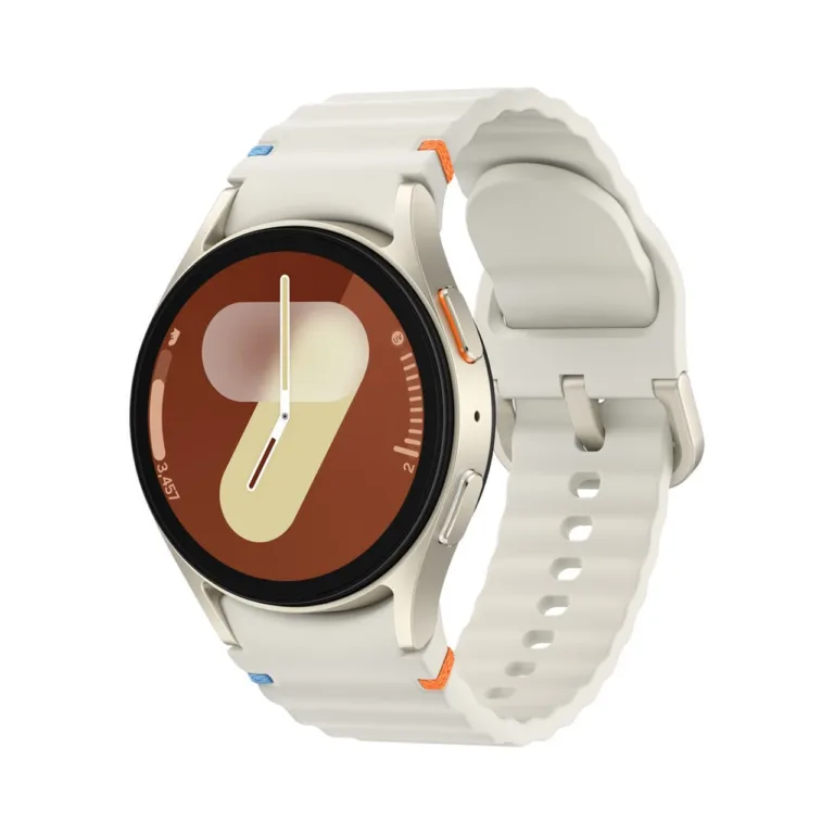Samsung Galaxy Watch7 SM-L305FZEAEUE 40 mm LTE kreemjas alumiiniumist nutikell, AMOLED-ekraan, 4G, GPS, IP68, 5ATM, S/M rihm, Wear OS