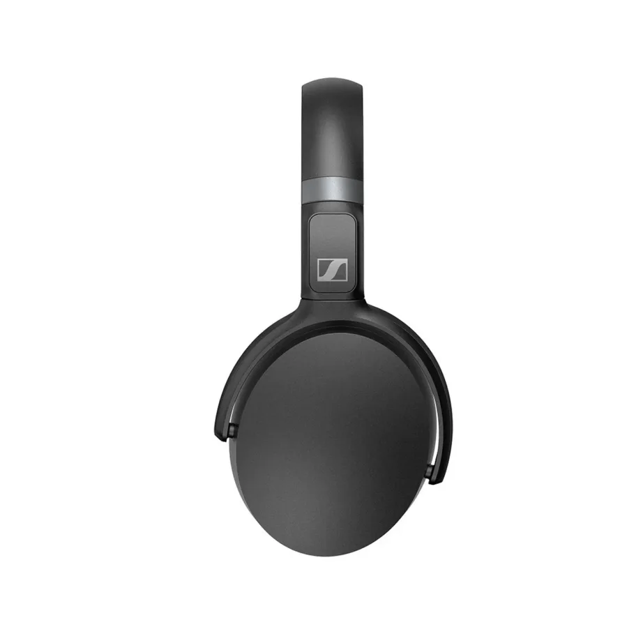Sennheiser HD 450BT 508386 mustad Bluetooth 5.0 mürasummutavad kokkupandavad juhtmevabad kõrvaklapid-mikrofoniga, 30 h aku, juhtmega/juhtmevaba kasutus, kandekotiga – 2