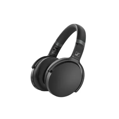 Sennheiser HD 450BT 508386 mustad Bluetooth 5.0 mürasummutavad kokkupandavad juhtmevabad kõrvaklapid-mikrofoniga, 30 h aku, juhtmega/juhtmevaba kasutus, kandekotiga