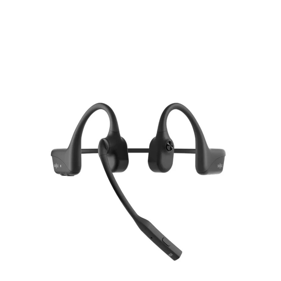 SHOKZ OpenComm2 C120-AN-BK-EU must juhtmevaba luujuhtivusega Bluetooth-peakomplekt mürasummutava boom-mikrofoni ja 16-tunnise kõneajaga, USB-C laadimine, sobib kontorisse ja videokõnedeks – 6