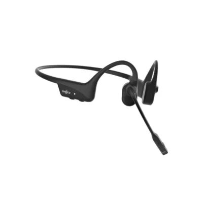 SHOKZ OpenComm2 C120-AN-BK-EU must juhtmevaba luujuhtivusega Bluetooth-peakomplekt mürasummutava boom-mikrofoni ja 16-tunnise kõneajaga, USB-C laadimine, sobib kontorisse ja videokõnedeks