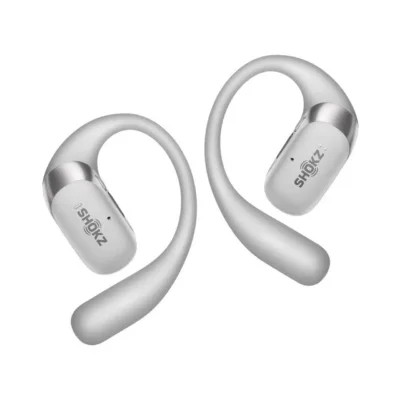 SHOKZ OpenFit 2+ T921-ST-GY Bluetooth 5.4 juhtmevabad IP55 hallid kõrva taha kinnituvad in-ear kõrvaklapid mikrofoniga, 11 h aku, laadimiskarbi ja mürasummutusega, muusika/kõnede jaoks