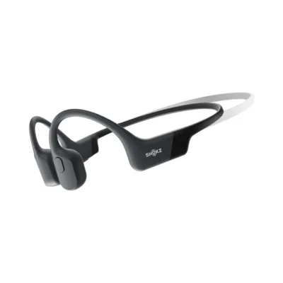 SHOKZ OpenRun Mini S806-MN-BK IP67 veekindel Bluetooth 5.1 spordikõrvaklapp luujuhtivusega kaelarihmaga, must, 26 g, kiirlaadimine, titaanraam