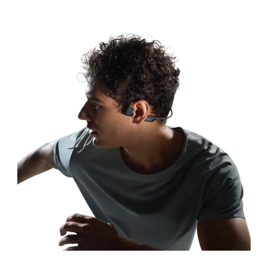 SHOKZ OpenRun Pro 2 Mini mustad juhtmevabad sportlikud IP55 Bluetooth 5.3 kõrvasangaga kõrvaklapid, 12 h aku, kandekotiga – 4