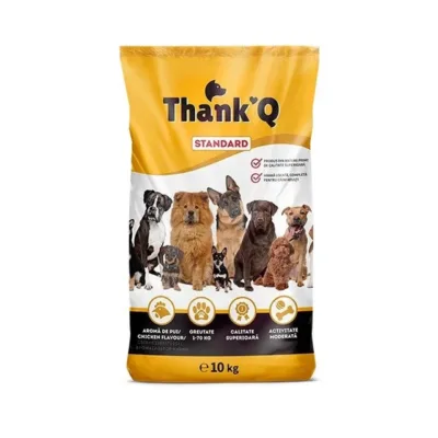 THANK'Q Standard Chicken 10 kg kuivtoit täiskasvanud koertele, kanamaitseline, kõigile tõugudele