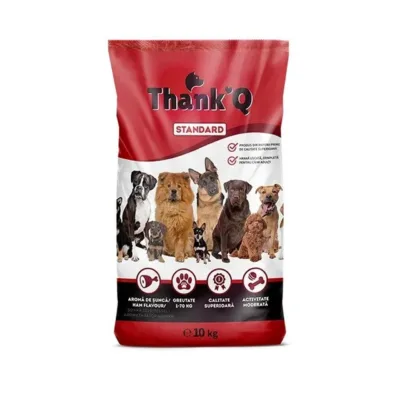 THANK'Q Standard Ham 10 kg täissööt sealiha maitsega kuivtoit täiskasvanud koertele