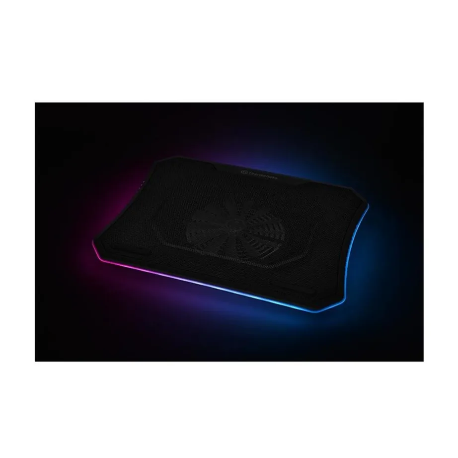 Thermaltake Massive 20 RGB CL-N014-PL20SW-A 47 × 35 cm must sülearvuti jahutusalus 200 mm ventilaatoriga ja RGB-valgustusega (sobib 10–19″ sülearvutile, USB-toide, kiiruse reguleerimine) – 13