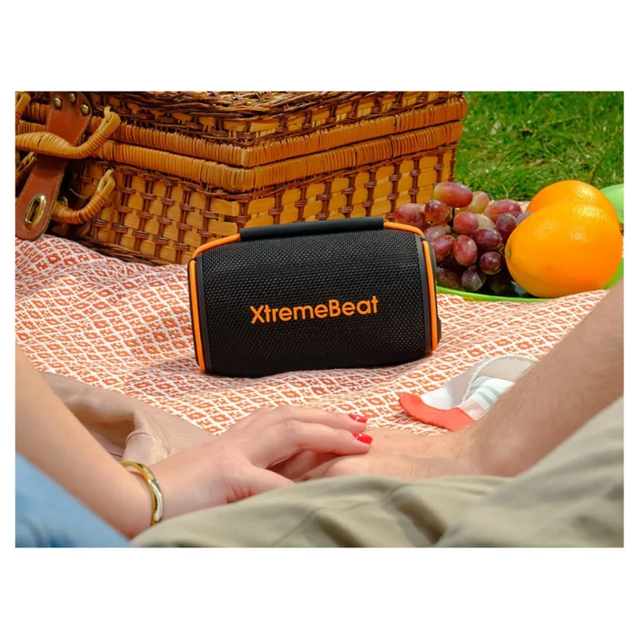 Tracer XtremeBeat TRAGLO47541 15 W must IPX6 juhtmevaba Bluetooth kõlar sisseehitatud mikrofoniga, 6 h aku – 9