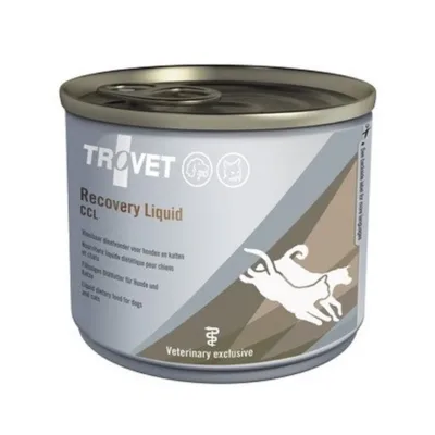 TROVET Recovery Liquid CCL 190g kanamaitseline gluteenivaba taastav vedeltoit koertele ja kassidele