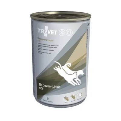TROVET Recovery Liquid CCL 400g kanamaitseline dieetmärgtoit koertele ja kassidele taastumiseks ja immuunsuse toetuseks