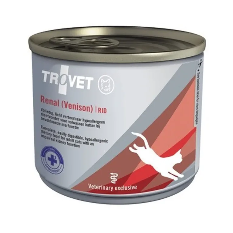 TROVET Renal RID Venison 200 g veterinaarne märgtoit täiskasvanud kassidele neerude toetuseks