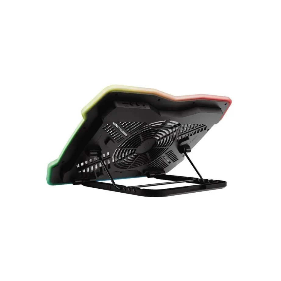 Trust GXT1126 Aura RGB 17″ sülearvuti jahutusalus, 1 ventilaator, 20 cm, reguleeritav kõrgus, RGB valgustus, 10 kg kandevõime, 421x312x26 mm – 2