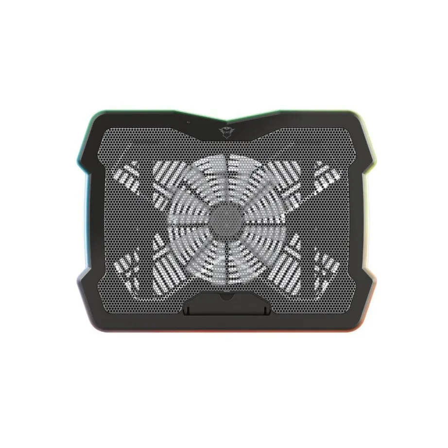 Trust GXT1126 Aura RGB 17″ sülearvuti jahutusalus, 1 ventilaator, 20 cm, reguleeritav kõrgus, RGB valgustus, 10 kg kandevõime, 421x312x26 mm – 3