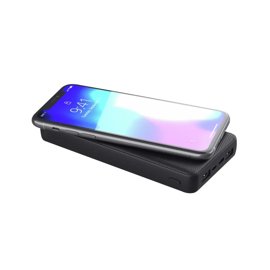 Trust Primo 24676 20 000 mAh must kiirlaadimisega akupank, 3 USB-väljundit, LED-indikaatoriga, sobib nutitelefonidele ja tahvelarvutitele – 5