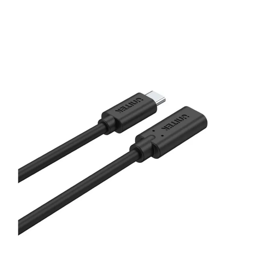 UNITEK C14086BK 0,5 m must USB-C 3.2 Gen 2 10 Gbit/s 100 W pikenduskaabel – 2