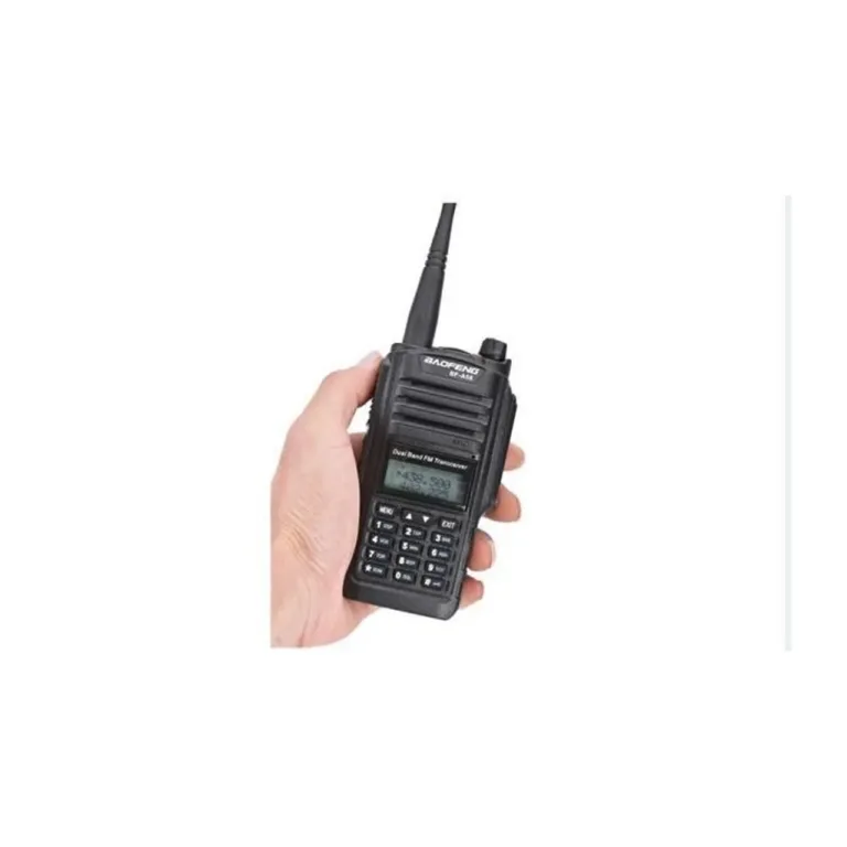 Veekindel Baofeng BF-A58 5 W 10 km must kahepoolne käsiraadio, 1800 mAh aku, VOX, mürasummutus, FM-raadio, 2 tk komplektis