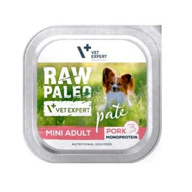 VetExpert Raw Paleo Mini Adult 150g sealiha teraviljavaba pasteet väikestele täiskasvanud koertele