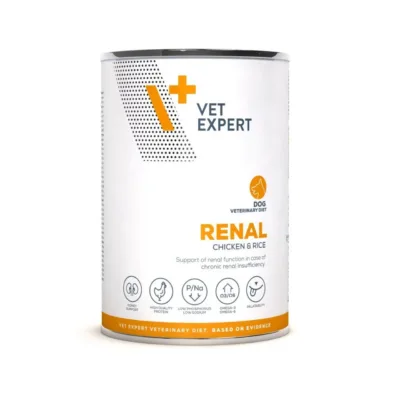 VetExpert Renal Chicken 400 g gluteenivaba neerutalitlust toetav märgtoit täiskasvanud koertele
