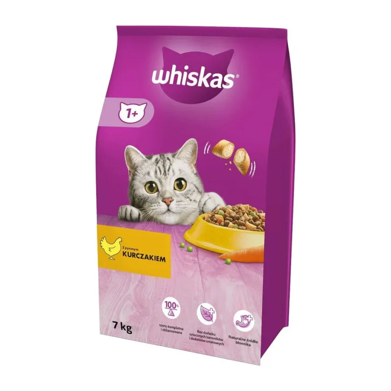 Whiskas Adult Chicken 7 kg kuivtoit täiskasvanud kassidele, säilitusaineteta