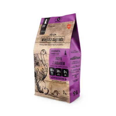 Wiejska Zagroda kalkuniliha kuivtoit kutsikatele, 2 kg, gluteenivaba