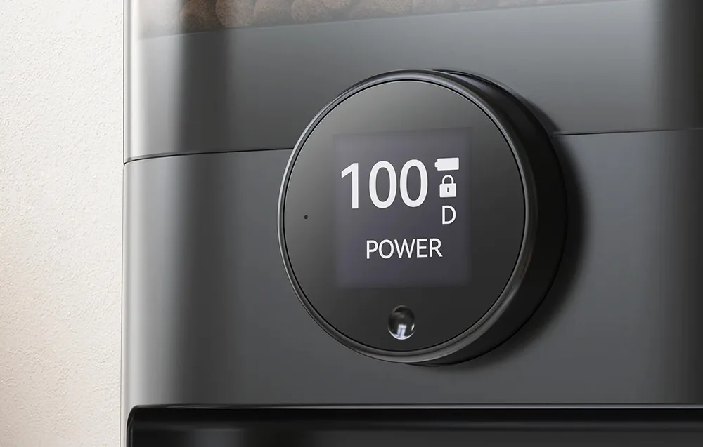 5 L kuivtoidu mahuti läbipaistva ülaosaga