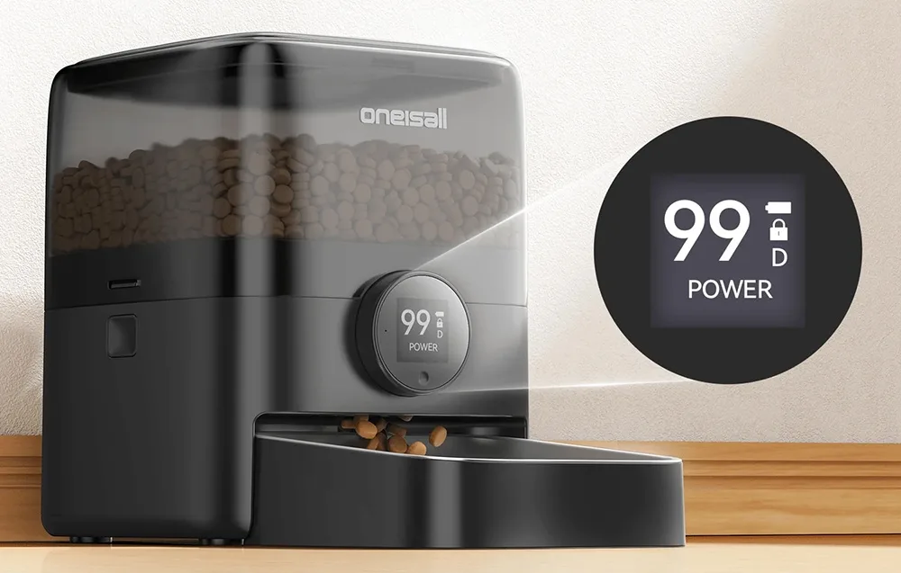 WiFi äpiga 5L lemmiklooma toidudosaator – kuni 100 päeva akukestvus