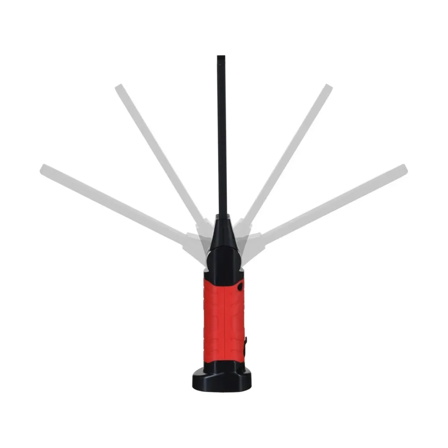 Yato YT-08518 8W must LED töövalgusti, kokkupandav alumiiniumkorpus, magnetiga, aku ja laadijaga sise- ja välistingimustesse – 6