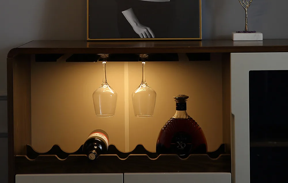 Liikumis- ja valgusanduri tööulatus Yeelight kapivalgustil