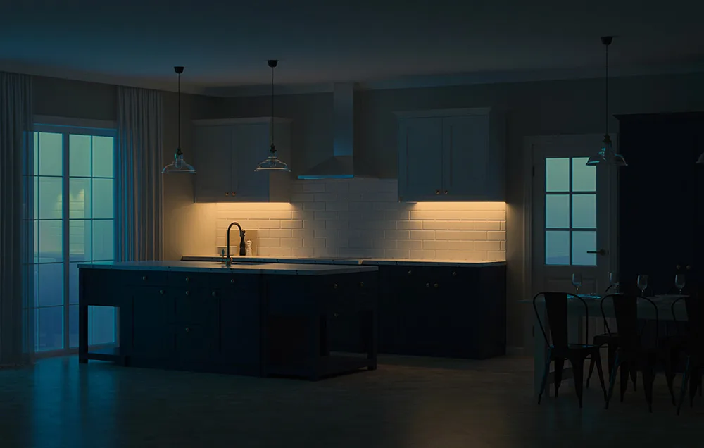 2700 K soe valgus ja heleduse reguleerimine