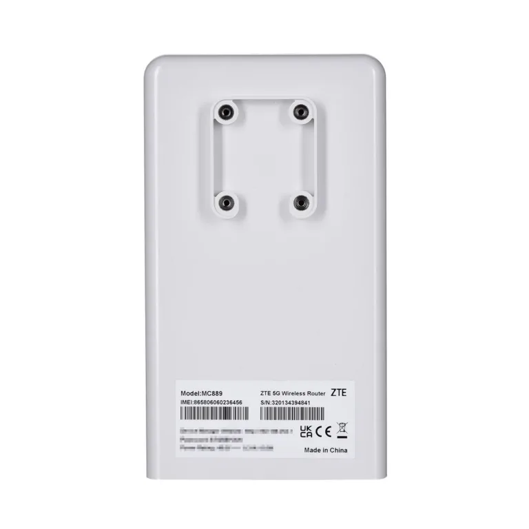 ZTE MC889+T3000 5G välisseadmega Wi-Fi 6 ruuteri komplekt siseruumidesse, IP65, 4 antenni, 128 kasutajat, valge