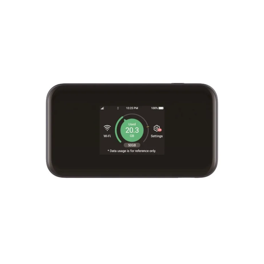 ZTE MU5001 5G WiFi 6 kaasaskantav ruuter, puutetundlik 2,4″ ekraan, 4500 mAh aku, kuni 32 seadmele, must/sinine – 2